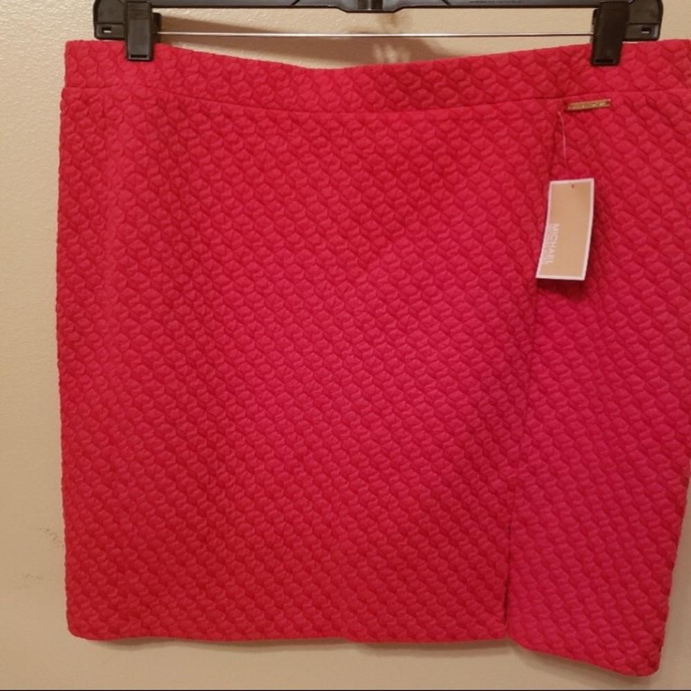 Michael Kors red pencil skirt